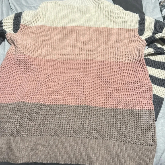 3/25 promo! Chaps textured striped sweater - Picture 5 of 5